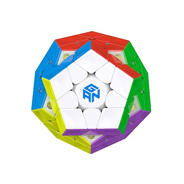 OJIN Ganspuzzle GAN Megaminx M 3x3 Dodécaèdre Megaminx JingLing Vitesse Cube Puzzle Cube 3x3 Magique avec Un Sac Cube sans A