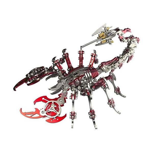 Tirff Puzzle 3D en Métal, Puzzle 3D en Metal Laser Cut Puzzles, Maquette Roi Scorpion, Jouet de Construction pour Enfants et 