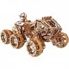 UGEARS Mars Rover Habité - Maquette Voiture à Construire pour Adultes - Puzzle 3D en Bois Mars Rover Voiture avec Traction In