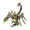 Kits de Puzzles 3D Metal Scorpion pour Adultes Adolescents Modèles dassemblage mécanique Construire idéal pour Les Cadeaux e