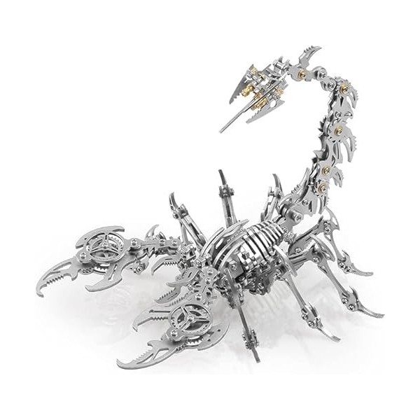 Kits de Puzzles 3D Metal Scorpion pour Adultes Adolescents Modèles dassemblage mécanique Construire idéal pour Les Cadeaux e