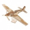 SpeedFighter Veter Puzzle 3D en plastique et bois pour adultes Jouets STEM Cadeau de passe-temps Kit de modélisation