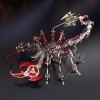 UpGLeuch Puzzle en métal 3D coloré pour adultes Scorpion - Jouet de construction 3D en métal avec outil - Jouet de bureau en 