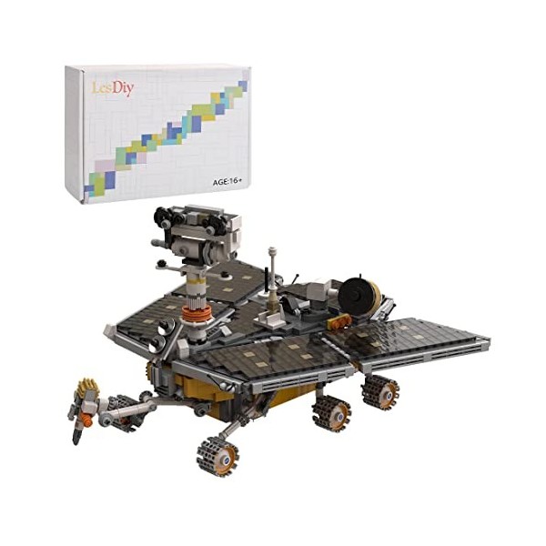 SRYC Technique - Jeu de construction Sonde Roversonde Mars - 1/9 - Briques de serrage MOC - Compatible avec Lego NASA 1512 p