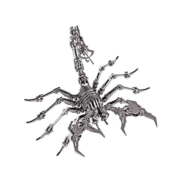 Casse-tête Scorpion en métal - Scorpion King DIY Model Kit Jouets - Puzzles 3D Modèles mécaniques en métal, Construction modè