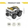 METAL-TIME Trophy Hunter ATV, modèle Prototype SHERP en métal, Puzzle 3D, Artisanat de Construction, Figurine de Collection, 
