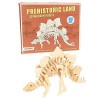 Rex London Make Your Own Stegosaurus 3d Wooden Puzzle