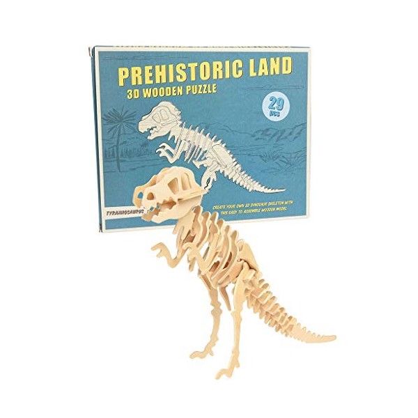 Rex London Make Your Own Stegosaurus 3d Wooden Puzzle