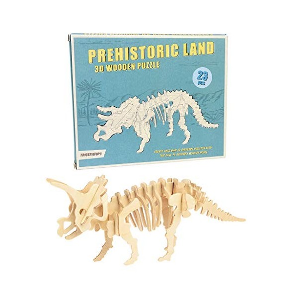 Rex London Make Your Own Stegosaurus 3d Wooden Puzzle