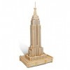 3D Natural The Empire State Building Wood Puzzle