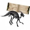 10-piece 3D dinosaur puzzle parasaurolophus