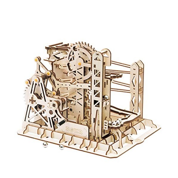 HIZQ 3D Puzzle, 3D DÉCoupÉ Construction MÉCanique en Bois Assemblage Kit De Construction Casse TÊTe Puzzle, pour Les Enfants 