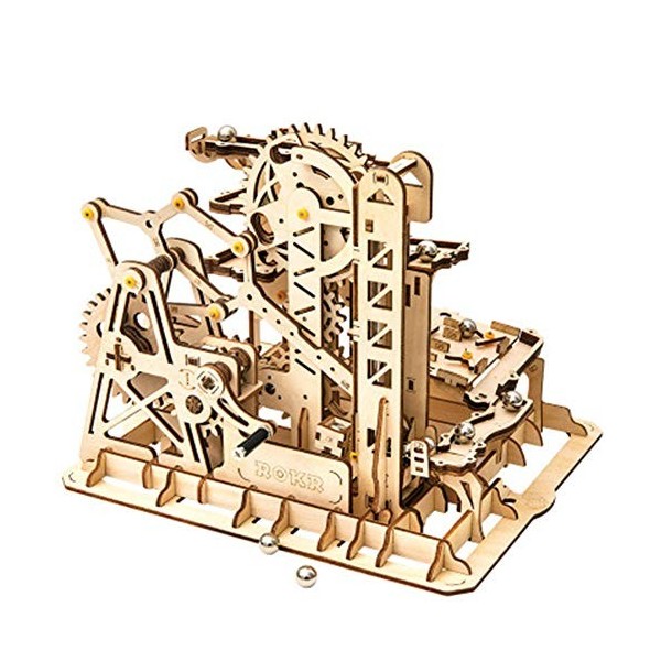 HIZQ 3D Puzzle, 3D DÉCoupÉ Construction MÉCanique en Bois Assemblage Kit De Construction Casse TÊTe Puzzle, pour Les Enfants 