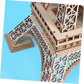 ibasenice 3 Pièces Les Jouets denfants Puzzle 3D Jouets Adultes énigmes Jouet Adulte Puzzle en Bois pour Adultes Casse-tête 