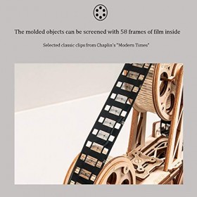 HIZQ 3D Puzzle, Classique Adulte 3D Bois MÉCanique Vintage Projecteur CrÉAtif des Jouets Puzzle, pour Art Accueil DÉCoration 