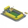 CMO Modèle de Puzzle de Sport 3D, modèle de Papier de Villarreal Stadium, Jouets et Cadeaux pour Enfants, 11 Pouces × 11 Pouc