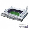 CMO Modèle de Puzzle en Papier Sport 3D, Jouets et Cadeaux pour Enfants FK Austria Wien Stadium, 15,7 Pouces × 12,8 Pouces × 