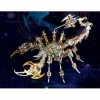 UpGLeuch Puzzle 3D Métal Adultes Scorpion, Modèles 3D Métal avec Trop, Puzzle en Métal 3D Animaux, Cadeaux Jouet pour Adultes