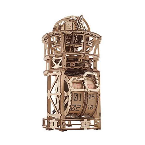 UGears Sky Watcher Horloge de Bureau astronomique en Bois pour Adultes à Construire – Kits dhorloge en Bois 3D – Kit de Fabr