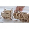 Le modèle d’Ugears en 3D Une Locomotive avec Le ravitailleur