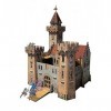 Keranova keranova207 26 x 26 x 45 x 24 cm Clever Papier Château de Ville médiévale Chevalier Puzzle 3D