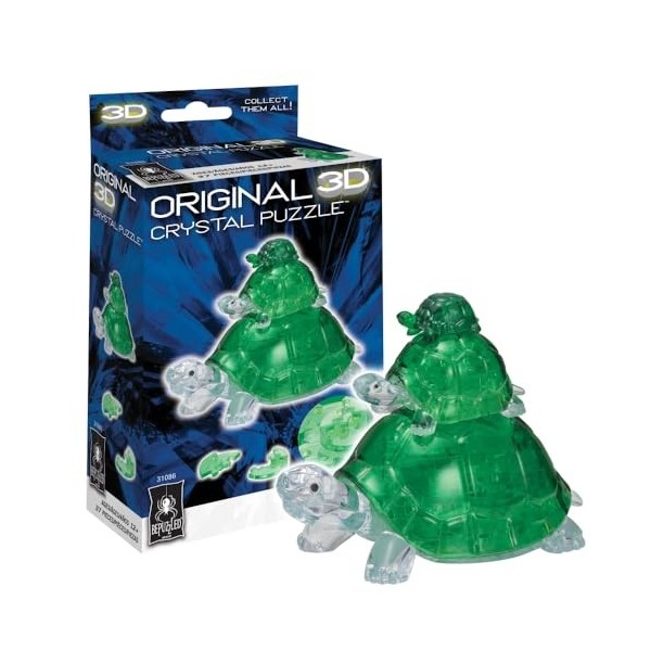 University Games Turtles 37 Piece 3D Crystal Jigsaw Puzzle