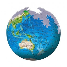 Puzzles 240-piece 3D Sphere Blue Earth II- Globe -