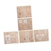 Abaodam 3 Pièces Casse-tête en Bois Puzzle 3D Casse-tête 3D scie sauteuse Ensemble de Jeu en Bois Puzzle dassemblage 3D Puzz