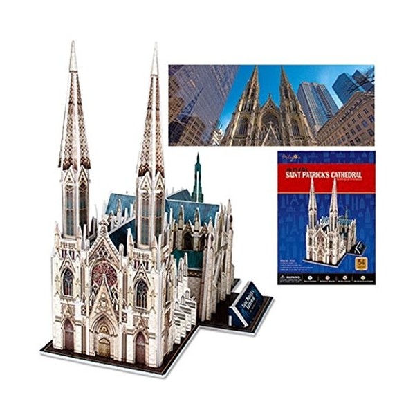 The Cathedral of Saint St Patrick 72 Piece 3-D Puzzle by CB