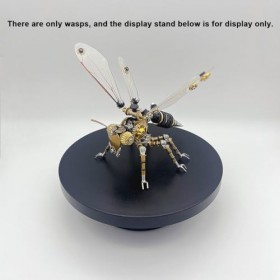 EASYTAB Puzzle 3D en métal pour adultes - Kit de modélisation assemblé - Puzzle de guêpe - 300 pièces - Ornements amovibles