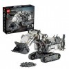 LEGO 42100 Technic La Pelleteuse Liebherr R 9800, Véhicule de Chantier RC Télécommandé, Kit de Construction