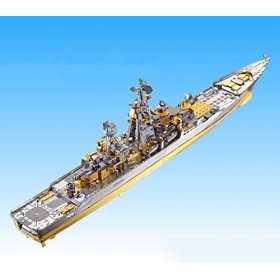 Modèle De Navire Assemblé, Modèle De Navire 3D Puzzles Cruiser Statue Créatif Décoratif Jouets Éducatifs Cadeau Collection St