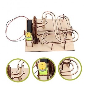 TOYANDONA 4 Ensembles Puzzle en Trois Dimensions Jouets en Bois Voiture Solaire éducative énigmes Les Jouets denfants Puzzle