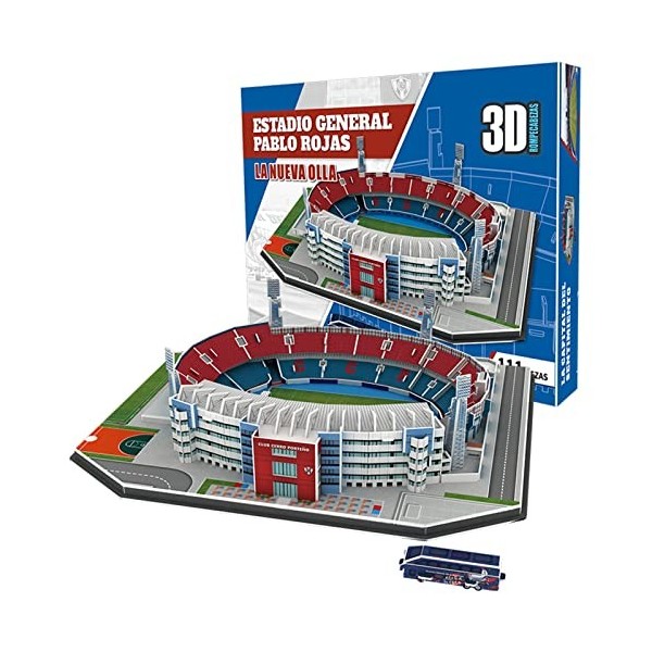 SDBRKYH Modèle De Puzzle De Stade, Football Stadium 3D Puzzle Décoration DIY ESTAIO GÉNÉRAL Pablo STADEIUM DÉCORATION