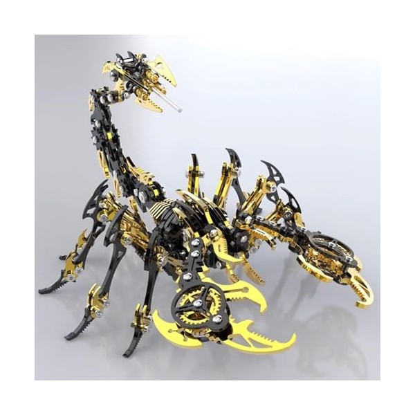 Puzzle 3D Scorpione Metallico - Modello Da Costruire Per Adulti