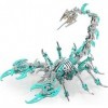 Kits de Puzzles 3D Metal Scorpion pour Adultes Adolescents - 454 PC - Modèles dassemblage mécanique - 4 Heures à Construire 