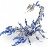 Kits de Puzzles 3D Metal Scorpion pour Adultes Adolescents - 454 PC - Modèles dassemblage mécanique - 4 Heures à Construire 