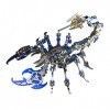 DIYIV 3D Puzzle Metal Scorpion, 3D Mecanique Metal Puzzle, 200+pièces Modèle Mécanique Cadeaux Créatifs de Décoration de Tabl