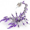 Kits de Puzzles 3D Metal Scorpion pour Adultes Adolescents - 454 PC - Modèles dassemblage mécanique - 4 Heures à Construire 