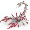 Kits de Puzzles 3D Metal Scorpion pour Adultes Adolescents - 454 PC - Modèles dassemblage mécanique - 4 Heures à Construire 