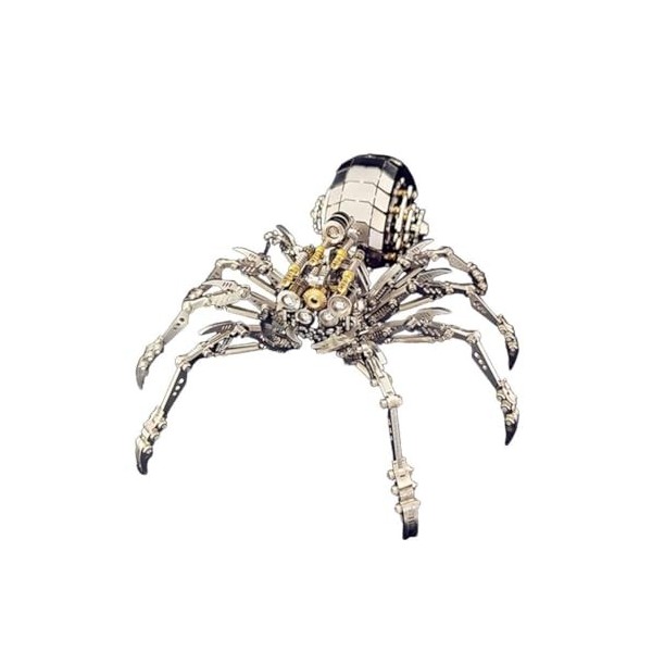 Microworld Puzzle 3D en métal avec motif animal Spider King Plus Version Kit de puzzle danniversaire pour adultes et adolesc