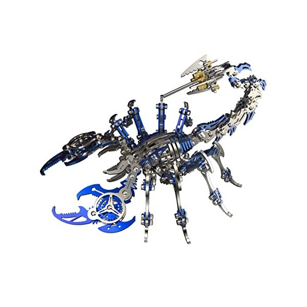 EastWind Puzzle 3D en métal Scorpion, 200 pièces Puzzles 3D en acier inoxydable Modèle monté Scorpion mécanique Ornements Kit