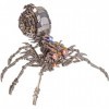 CHROX Puzzle 3D en métal mécanique araignée - Décoration durable - Kit de modèle 3D en métal - Puzzle 3D - 203 pièces - Puzzl