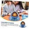 TOYANDONA 4 Ensembles Puzzle Terre 3D Jouets pour Enfants Jouets pour Fille Rond Globe pour Enfants Les Jouets denfants Cass