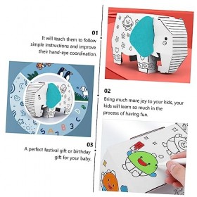 Totority 3 Pièces Graffiti Jouet Puzzle Jouets Enfants Jouets Éducatifs Origami Kidult Jouets Art Bâtiment Peinture Puzzle Pu