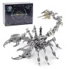 JoyMate Puzzle 3D en métal - Scorpion King - Kit de modélisation - Puzzle mécanique - 200 pièces - Jouet de construction pour