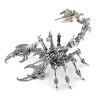 JoyMate Puzzle 3D en métal - Scorpion King - Kit de modélisation - Puzzle mécanique - 200 pièces - Jouet de construction pour