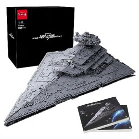 yzvey 13135 Le Vaisseau impérial, Kit de Maquette à Construire, Lensemble de modèles de Vaisseau Spatial ISD Monarch, Idée C