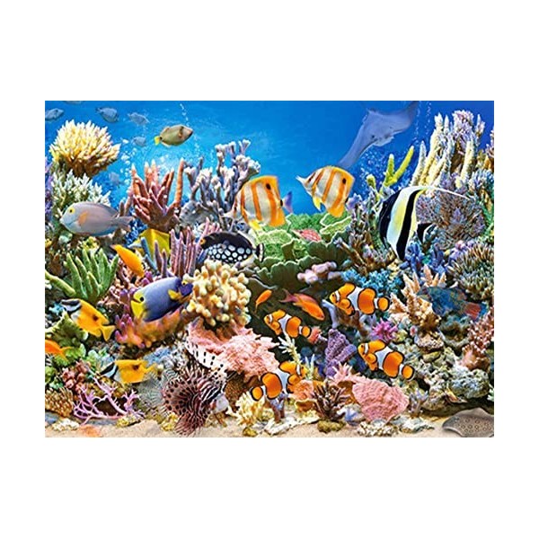 Puzzle Adulte 1000 Pièces Puzzle 3D The underwater world-2000Puzzle 3D Abstraitpour Adultes et Enfants Puzzle