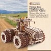 EWA Eco-Wood-Art Mechanisches Holz 3D Puzzle des Kirovets K-7M Allradtraktors Von Tracteur mécanique tridimensionnel Adultes 